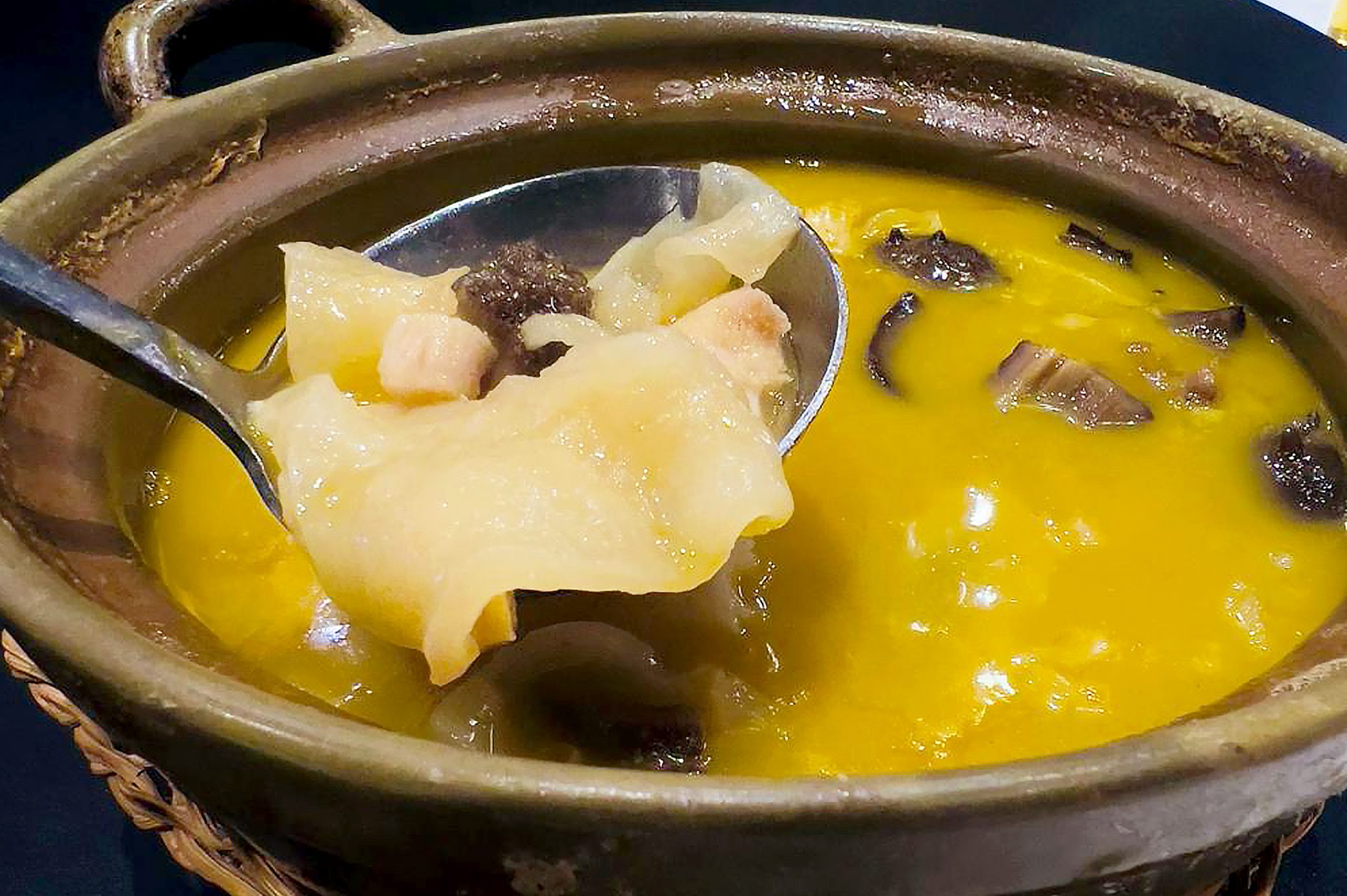 Chicken Soup With Sea Cucumber And Fish Maw 海参花胶煲鸡汤