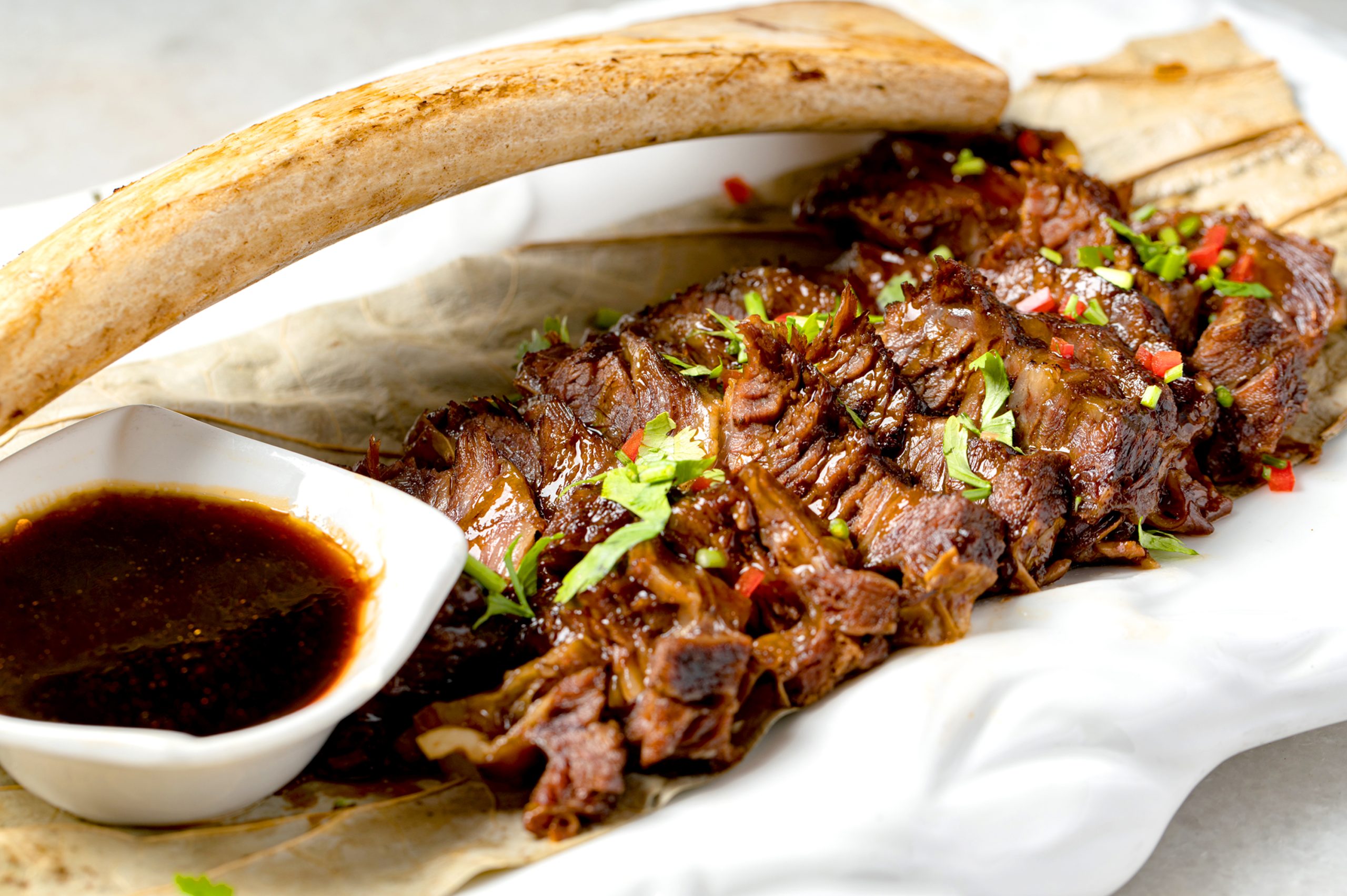 Braised Beef Ribs 荷叶慢炖牛肋排