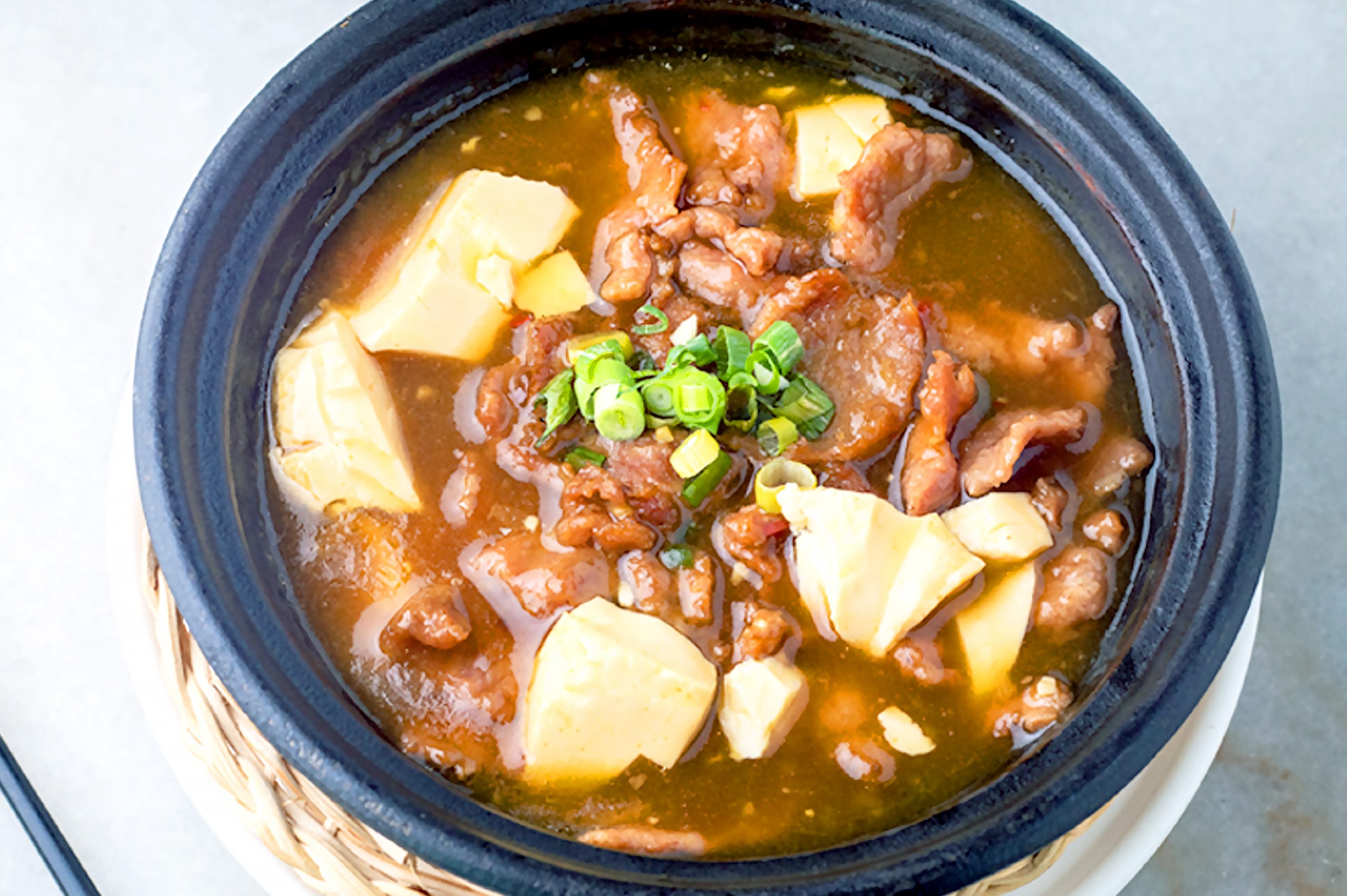 Wok Fried Tender Beef With Silken Tofu 铁锅豆花嫩牛肉