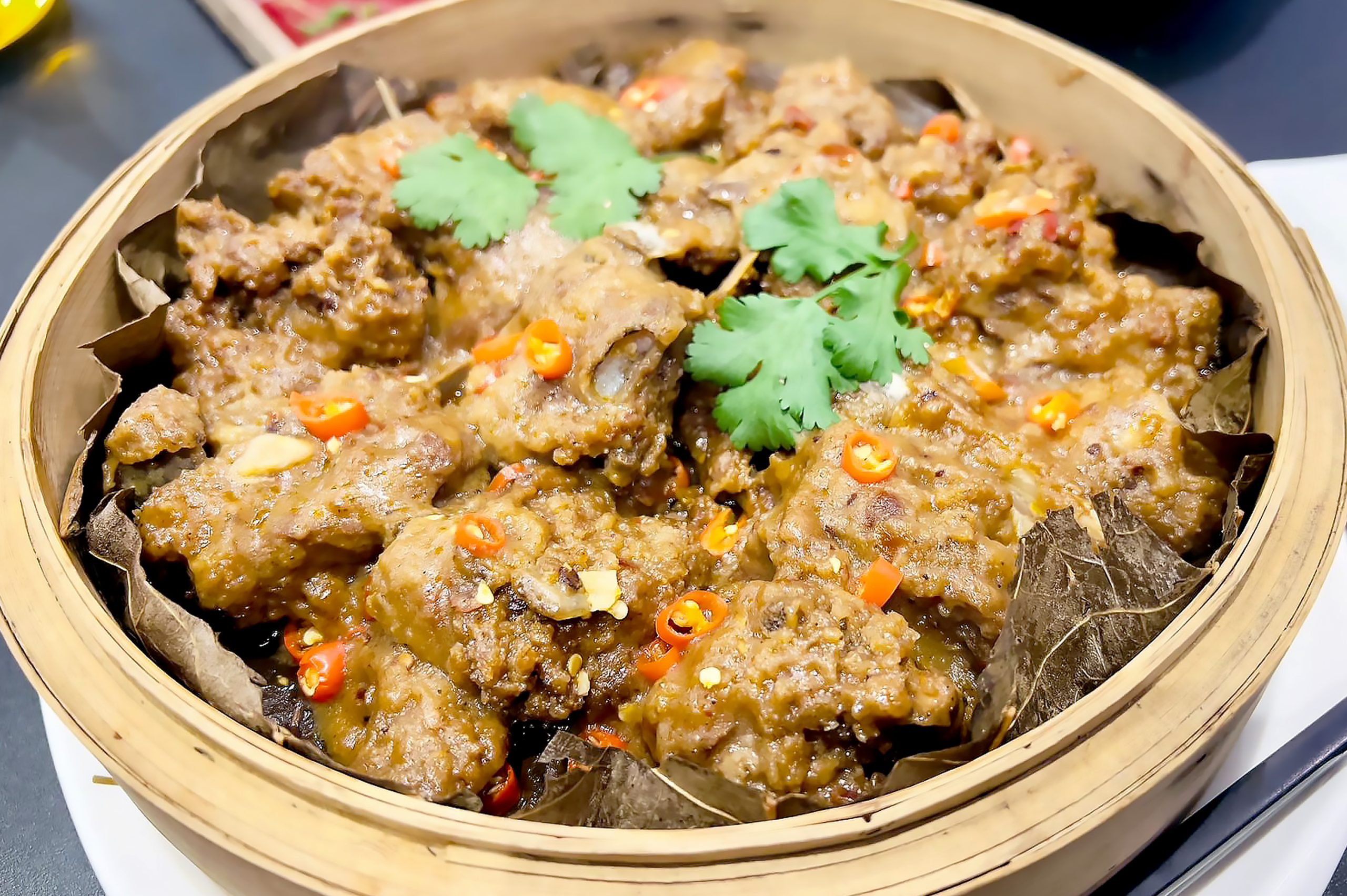 Steamed Lamb Ribs 荷香粉蒸羊排