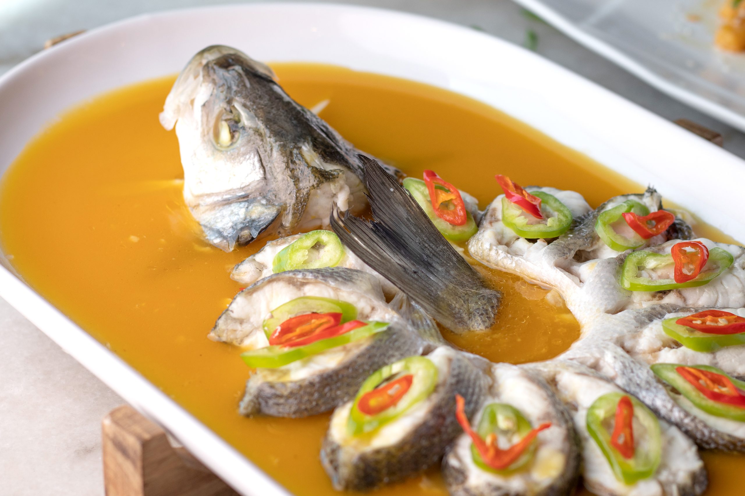 Spicy Style Steamed Fish 特色蒸鱼