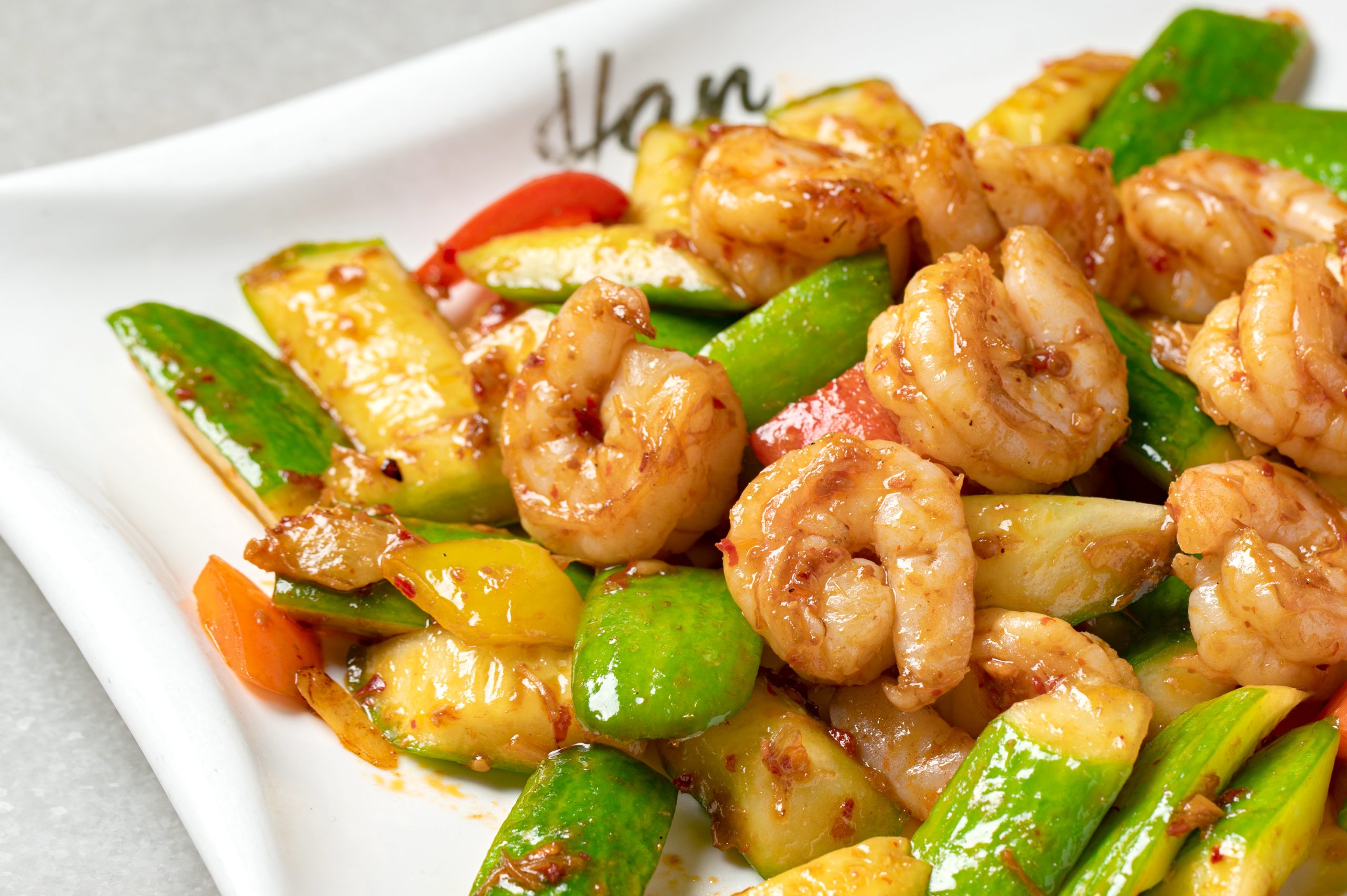 Stir Fried Shrimp with Cucumber 青瓜炒虾仁